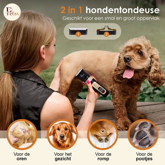 Petsy Professionele Hondentondeuse 